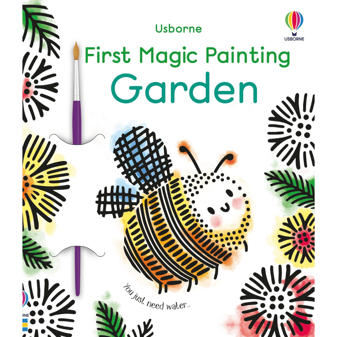 First-Magic-Painting-Garden-1-1.png Carte FIRST MAGIC PAINTING GARDEN, Usborne - imagine 1