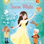 Carte cu stickere, SDD LITTLE STICKER DOLLY DRESSING SNOW WHITE, Usborne