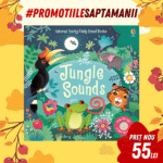 Carte cu sunete, JUNGLE SOUNDS, Usborne, + 6 luni - imagine 4