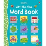 Carte cu clapete, LIFT THE FLAP WORD BOOK, Usborne, + 6 luni