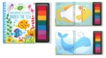 Carte cu activitati, FINGERPRINT ACTIVITIES UNDER THE SEA, Usborne, + 3 ani - imagine 3