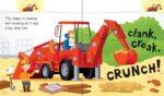 Carte senzoriala cu sunete, NOISY DIGGERS, Usborne, + 6 luni - imagine 2