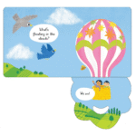 Carte cu clapete, UP IN THE SKY BIG FLAP BOOK, Usborne, + 0 luni - imagine 2