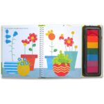 Carte cu activitati, FINGERPRINT ACTIVITIES GARDEN, Usborne, + 3 ani - imagine 2