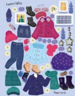 Carte cu stickere, STICKER DOLLY DRESSING WINTER WONDERLAND, Usborne - imagine 4