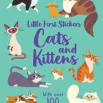 Carte cu stickere, LITTLE FIRST STICKERS CATS AND KITTENS, Usborne, + 3 ani