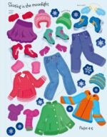 Carte cu stickere, STICKER DOLLY DRESSING WINTER WONDERLAND, Usborne - imagine 3