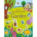 Carte cu stickere, FIRST STICKER BOOK GARDEN, Usborne, + 3 ani