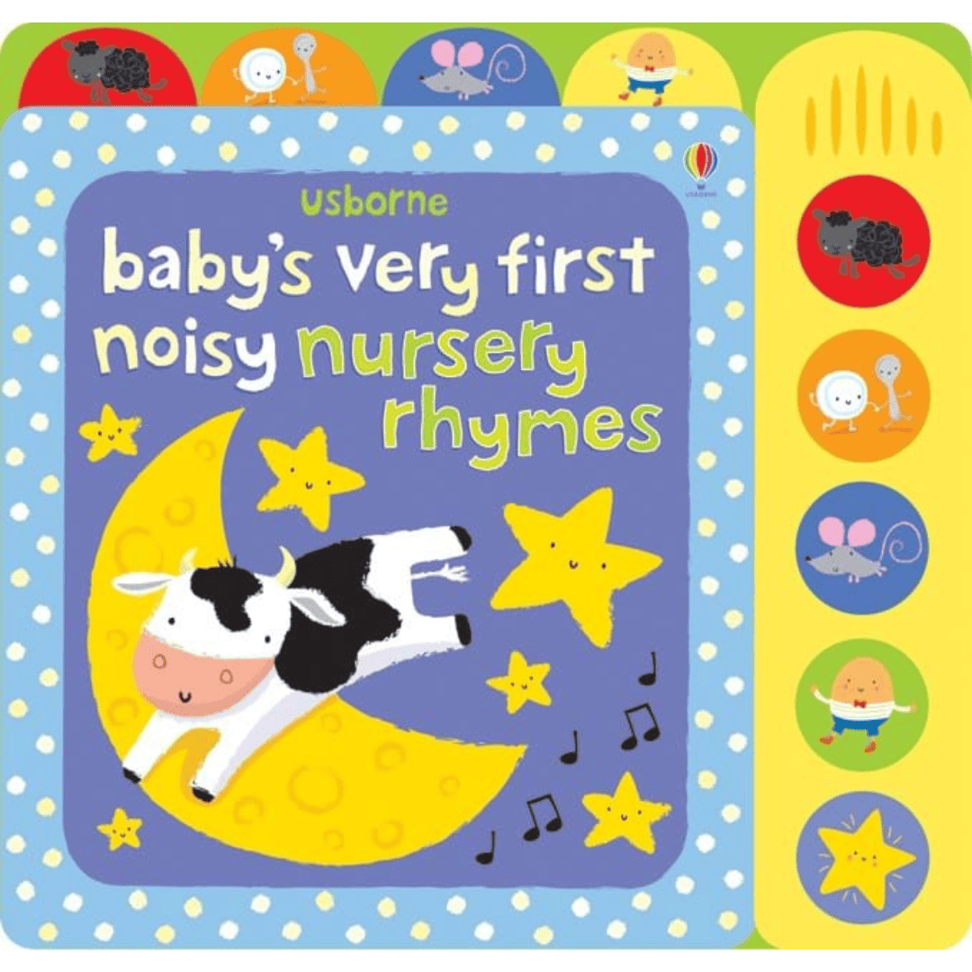nursery-rhymes.png Carte senzoriala cu sunete, NOISY NURSERY RHYMES, Usborne, + 0 luni - imagine 1