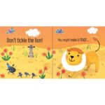Carte senzoriala cu sunete, DON'T TICKLE THE LION!, Usborne, + 6 luni - imagine 3
