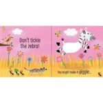 Carte senzoriala cu sunete, DON'T TICKLE THE LION!, Usborne, + 6 luni - imagine 2