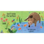 Carte senzoriala cu sunete, DON'T TICKLE THE LION!, Usborne, + 6 luni - imagine 4
